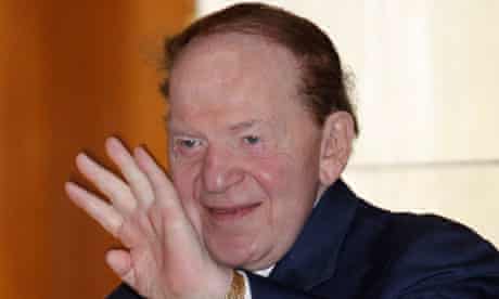 Sheldon Adelson, major donor to Newt Gingrich's Super Pac