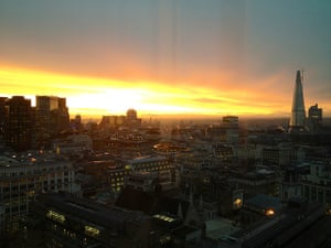 I can see the Shard: Sunset