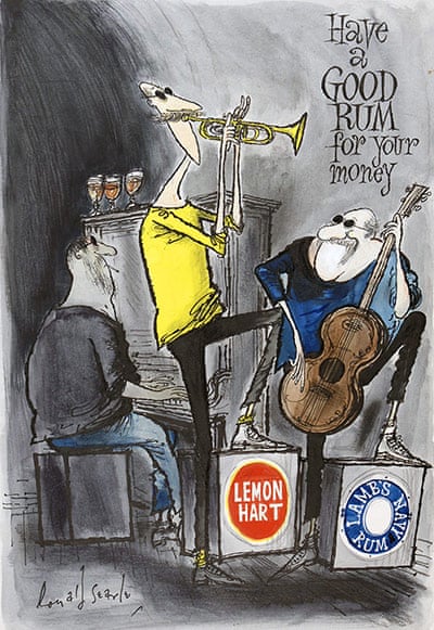 Ronald Searle caricaturista, ilustrador
