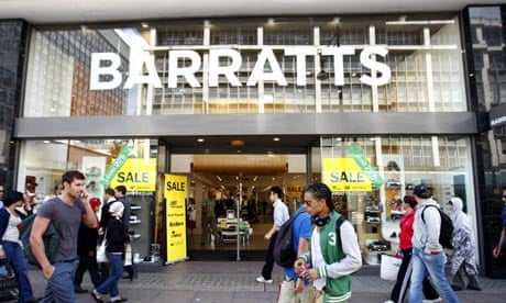 Barratts store in Oxford Street
