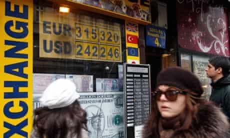 The forint has hit a record low against the euro
