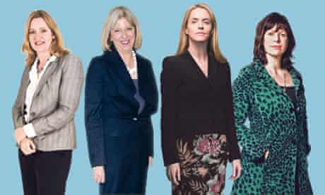 Amber Rudd MP, Theresa May MP, Louise Mensch MP and Claire Perry MP