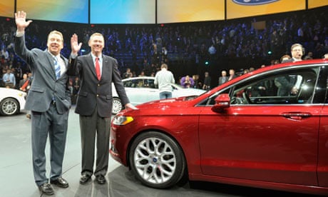 Ford executives Detroit auto show
