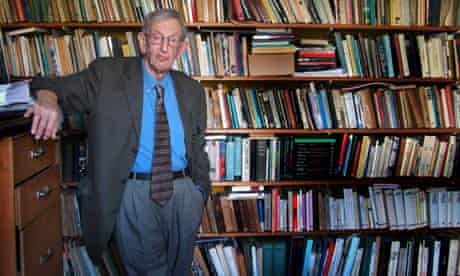 Eric Hobsbawm at his London home in 2007