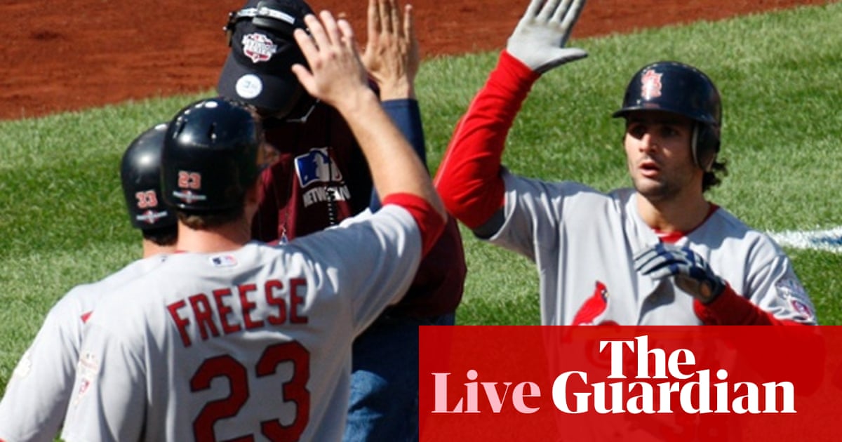 St Louis Cardinals 8, Washington Nationals 0 as it happened Sport