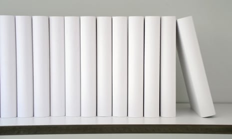 Read all about it? Blank books are pictured at the 64th Frankfurt book fair.