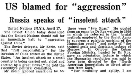 Published in the Guardian on 18 April 1961.