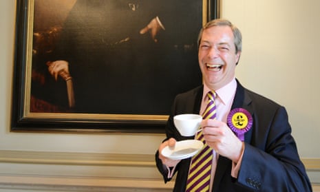 Nigel Farage: MEP, tea-drinker, eurosceptic.