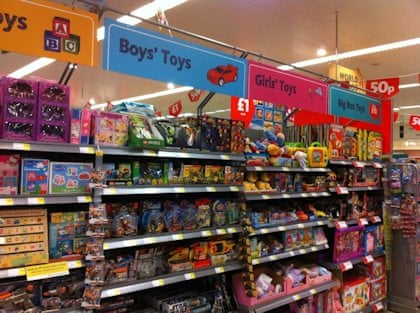 Toys at a supermarket