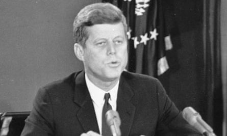 John F Kennedy during Cuban missile crisis, 1962