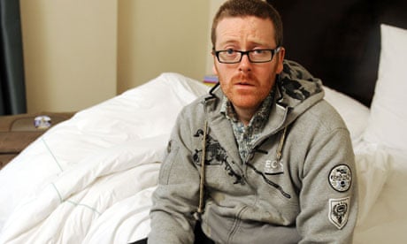 Frankie Boyle jokes played in court as comedian launches libel action