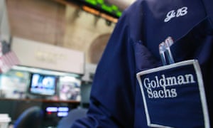 A trader works at the Goldman Sachs stall on the floor of the New York Stock Exchange, April 16, 2012.