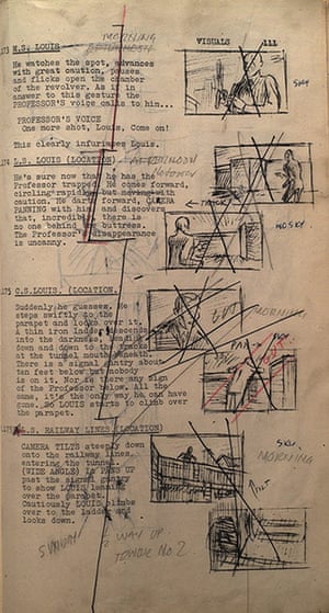 Ealing studios: A page from Alexander MacKendrick’s script for The Ladykillers