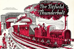 Ealing studios: Titfield Thunderbolt pressbook with artwork by Edward Bawden