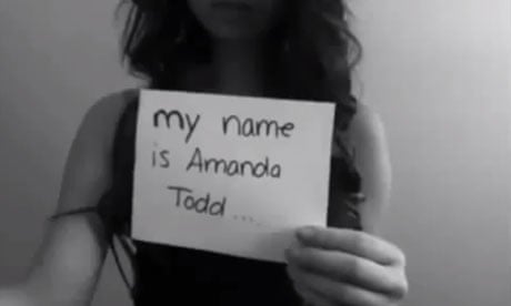 Spain Girl Webcam Porn - Amanda Todd's suicide and social media's sexualisation of youth culture |  Naomi Wolf | The Guardian