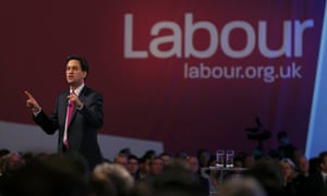 Ed Miliband at Labour party conference