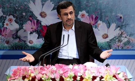 Iranian president, Mahmoud Ahmadinejad, accused his rivals of exacerbating the currency crisis