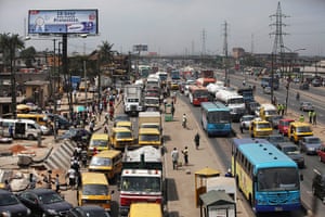 Lagos traffic: go slow traffic jams