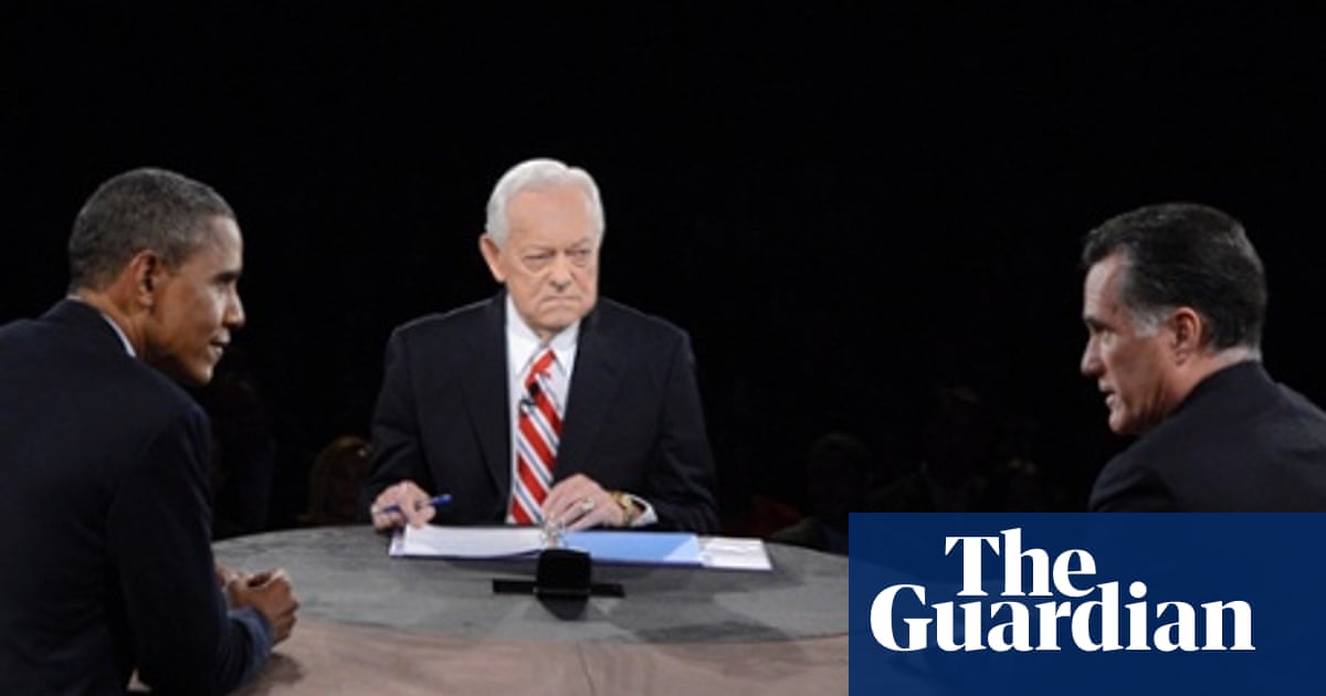 Bob Schieffer S Muted Moderator Role In Final Us Presidential Debate Us Presidential Debates 2012 The Guardian