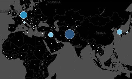 US military deployments overseas, interactive