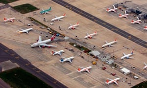 Planes at Gatwick
