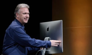 Apple's Phil Schiller announces the new iMac.