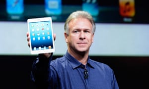 Apple senior vice president of worldwide product marketing Phil Schiller announces the new iPad Mini.