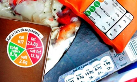 All supermarkets to adopt 'traffic-light labelling' for nutrition | Health | The Guardian