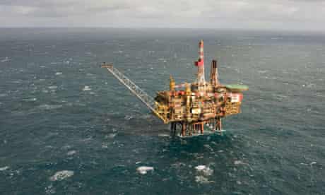 Gannett Alpha oil platform in the North Sea