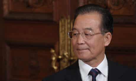 China's premier Wen Jiabao
