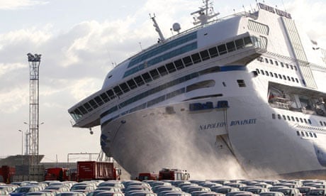 French ferry breaks moorings