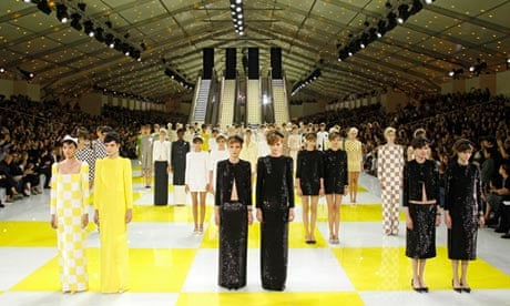 Louis Vuitton's spring/summer 2013 collection at Paris fashion week