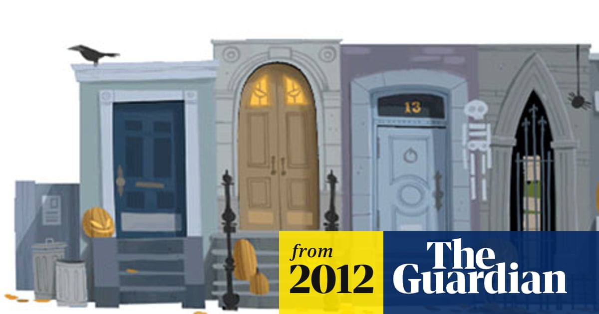 google doodle celebrates halloween
