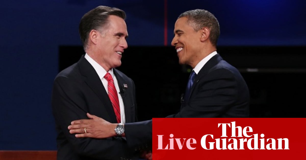 First Us Presidential Debate Obama And Romney As It Happened