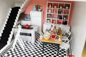 The Selby: Kate's kitchen in her dollhouse