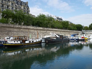 Homes: Paris Boat: Exterior of houseboat