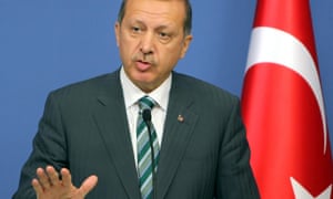 Turkish prime minister Recep Tayyip Erdogan.
