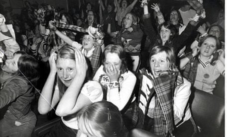 Fans Of Pop Group Bay City Rollers At Concert In Hanley Stoke 1975