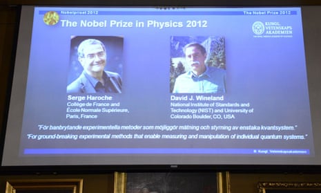Physics Nobel announcement