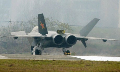 A Chinese J-20 stealth jet