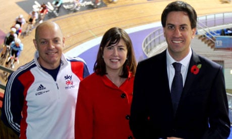 Lucy Powell with Ed Miliband