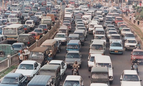 Traffic Jam in Jakarta