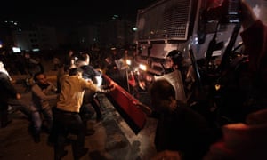 Protesters clash with police in Amman, Jordon, on 14 November 2012. Photograph: Mohammad Abu Ghosh/Xinhua Press/Corbis