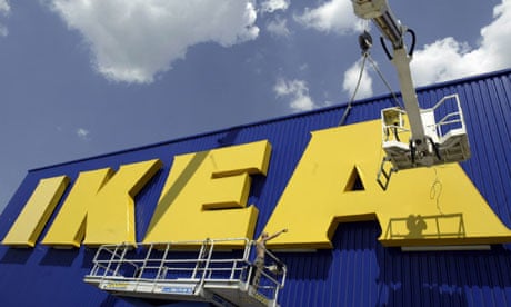 Ikea warehouse front