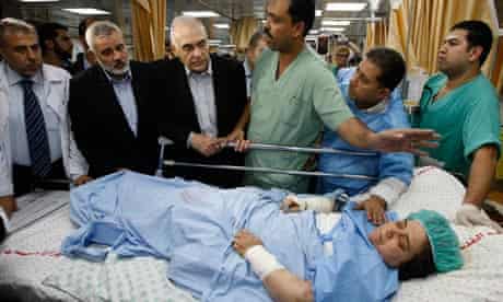 Egypt Foreign Minister Amr hospital iGaza City