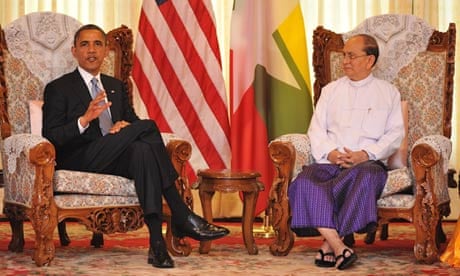 Barack Obama with Thein Sein