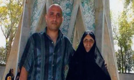 Sattar Beheshti and his mother