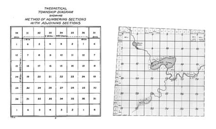 image of the square township grid