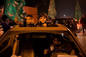 Bernat Armangue: Palestinians celebrate the Israel-Hamas ceasefire in Gaza City