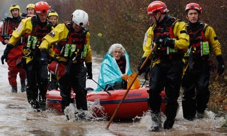Diana Mallows, 90, rescued from flooding near Taunton